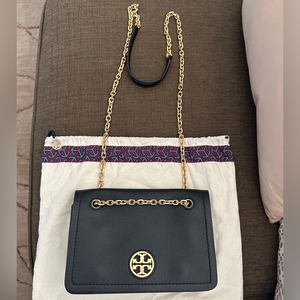 Tory Burch Carson Convertible Leather Crossbody Bag